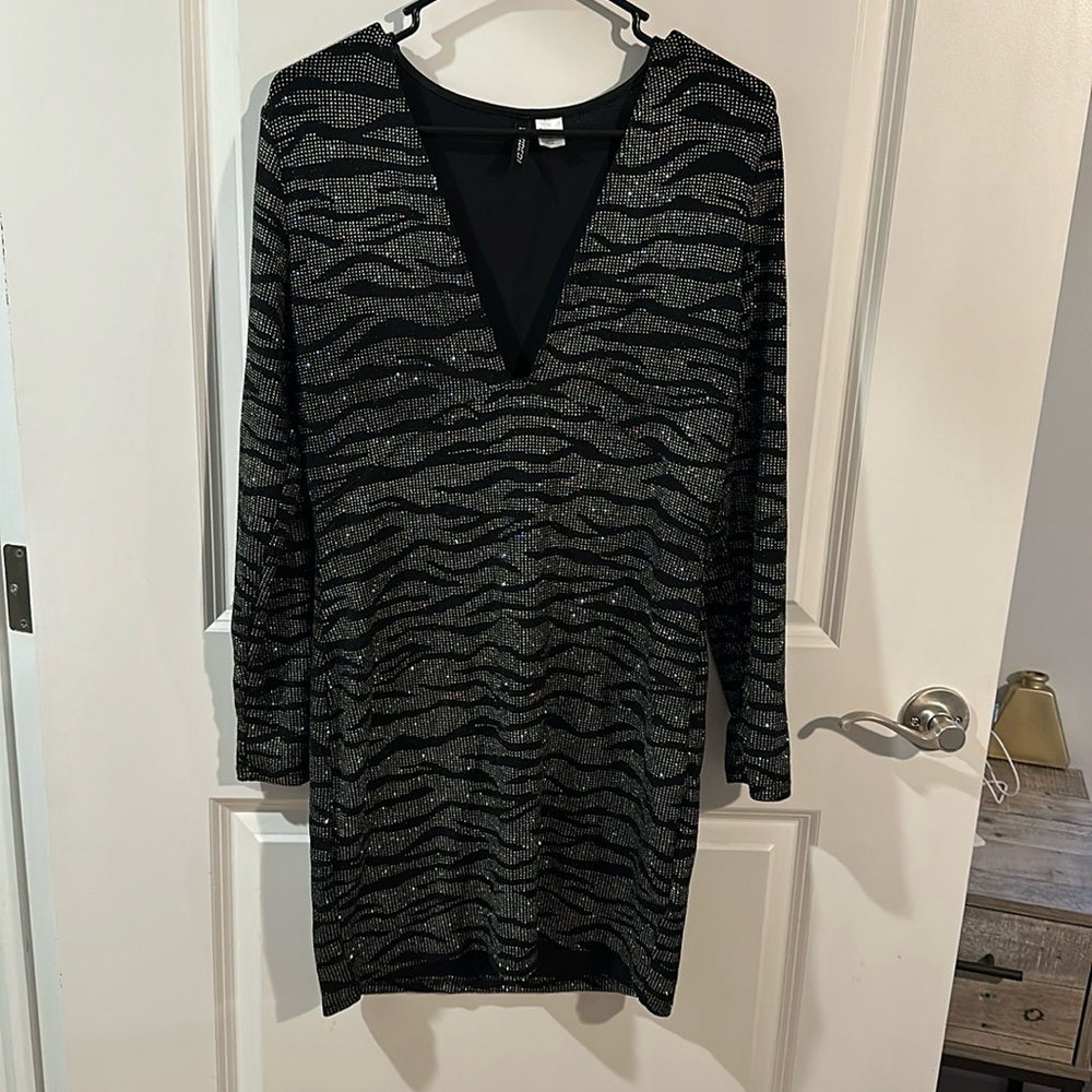 Divided H&M Animal Print Dress